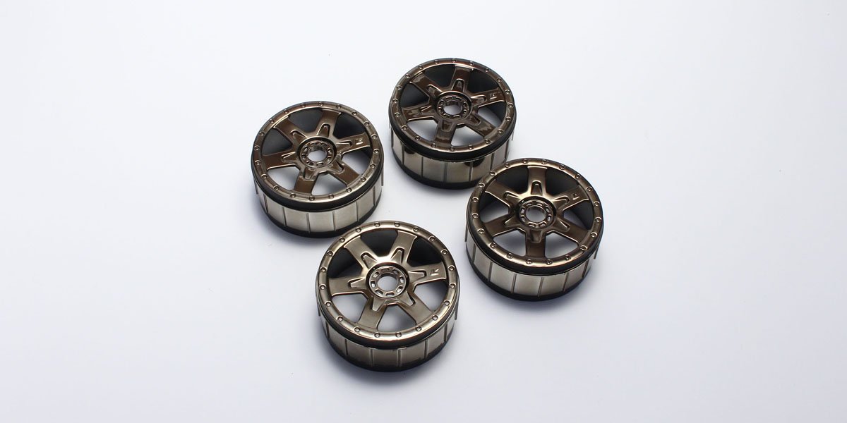IFH005BC 6-Spoke Wheel (Black Chrome/4pcs) IFH005BC  - KYOSHO RC